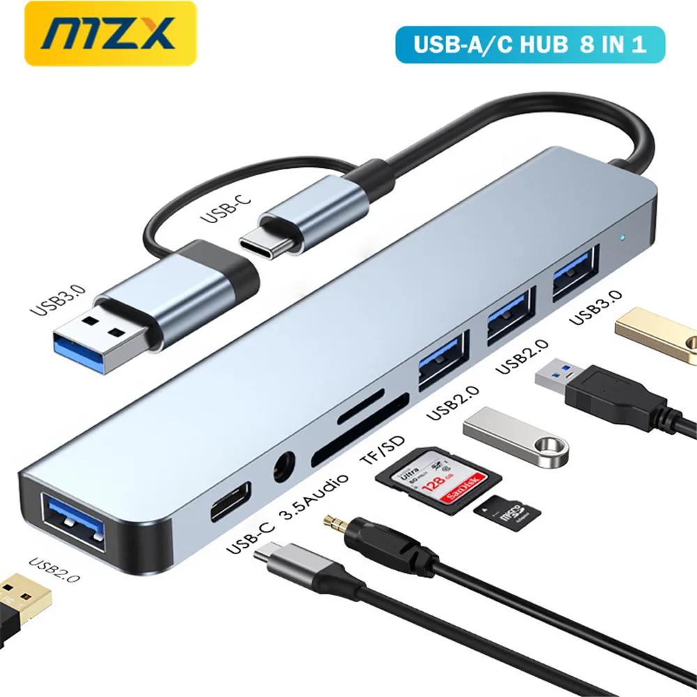 MZX USB  ߱ ŷ ̼, Ƽ , SD TF ī ,  Ƽ   ø, PC, 8 in 1